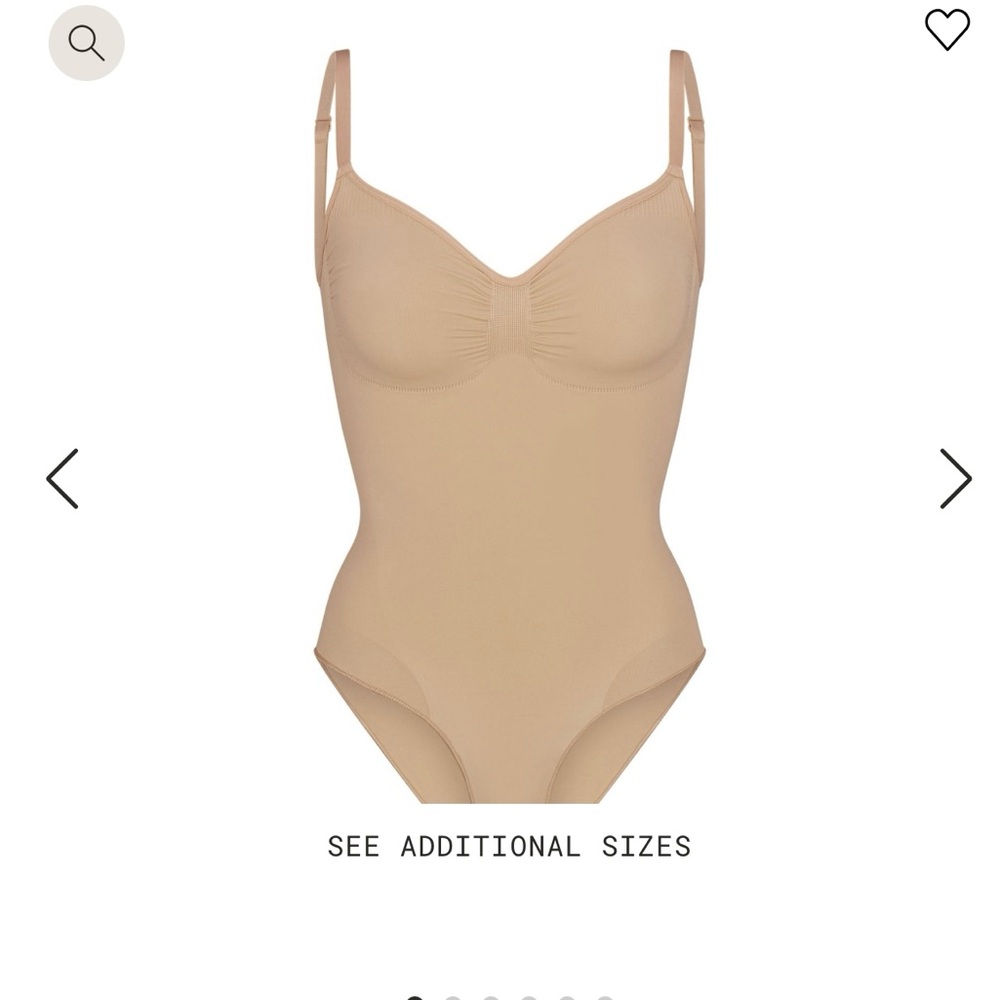 SKIMS Seamless Tan Bodysuit